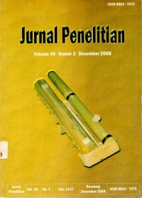 Jurnal Penelitian Volume 40 Nomor 3 Desember 2008