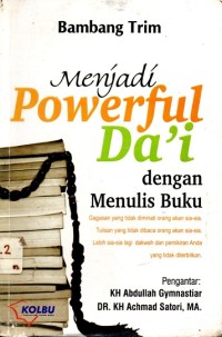 Menjadi Powerful Da'i Dengan Menulis Buku