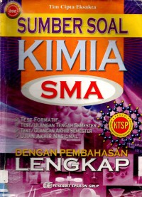 Sumber Soal Kimia SMA Dengan Pembahasan Lengkap:KTSP